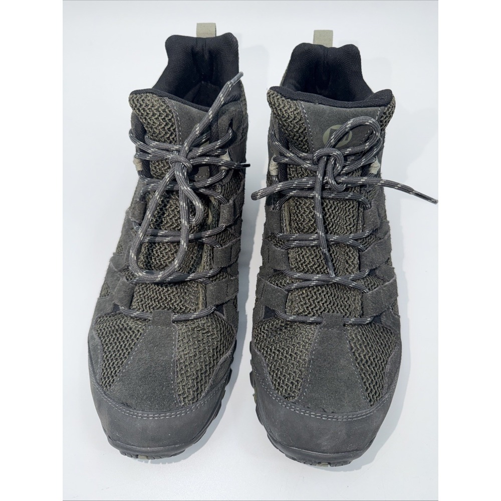 Mens Merrell Alverstone Olive J36735 Mid Waterproof Trail Hiking Shoes Size 11.5